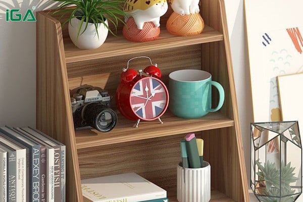 Kệ để bàn decor GA20 đa năng vừa làm kệ sách vừa làm kệ đựng đồ