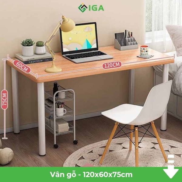 bàn làm việc chân sắt