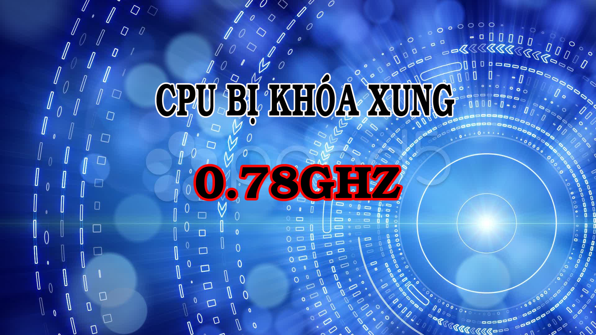 Khóa Xung CPU , vấn đề cực nhức nhối