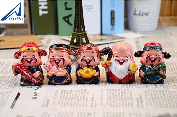 BỘ 5 TƯỢNG THẦN TÀI PHÚC - LỘC -THỌ Bộ tượng gồm đủ cả 5 ông luôn các bạn nhé, quà tặng thích hợp dùng để trang trí hoặc tặng ngày tân gia, mừng khai trương cửa hàng mới.