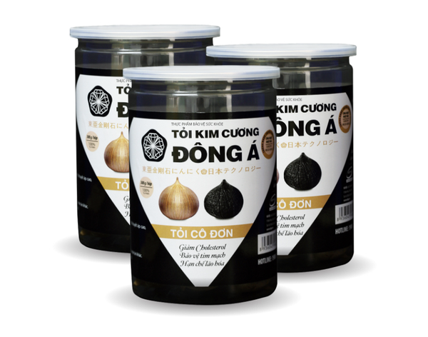 Combo 3 Hộp Tỏi đen Kim cương Đông Á 300g