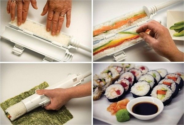 Hộp khuôn làm sushi nhựa