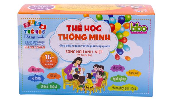 Bộ thẻ học thông minh 16 chủ đề