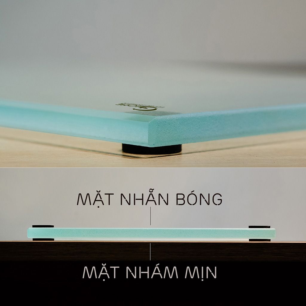 Thớt kính cường lực hai mặt 10mm thớt kính cường lực chống trơn trượt