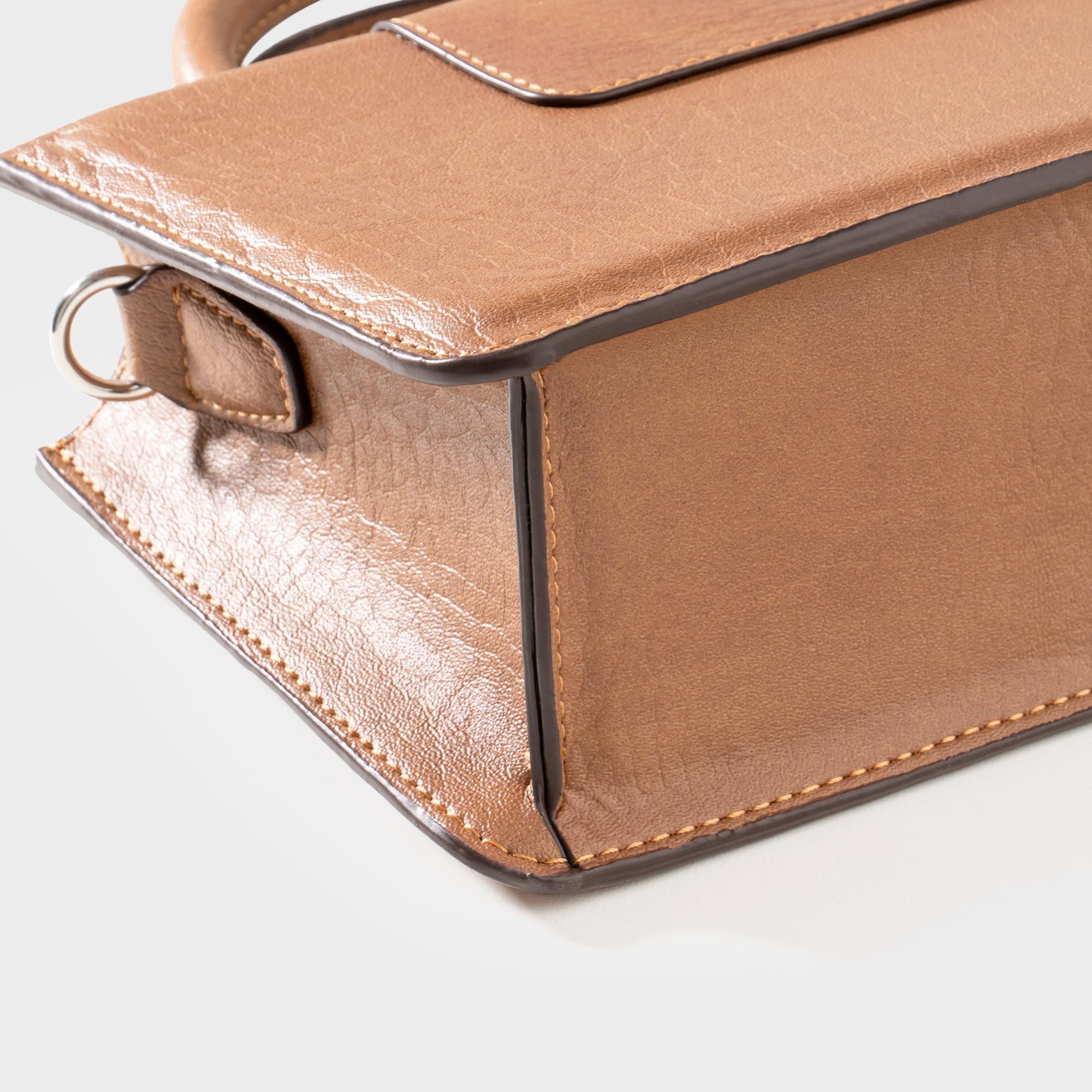 Túi Lata (Thời trang nữ dáng hộp ngang size 21 - Túi xách da TX25)