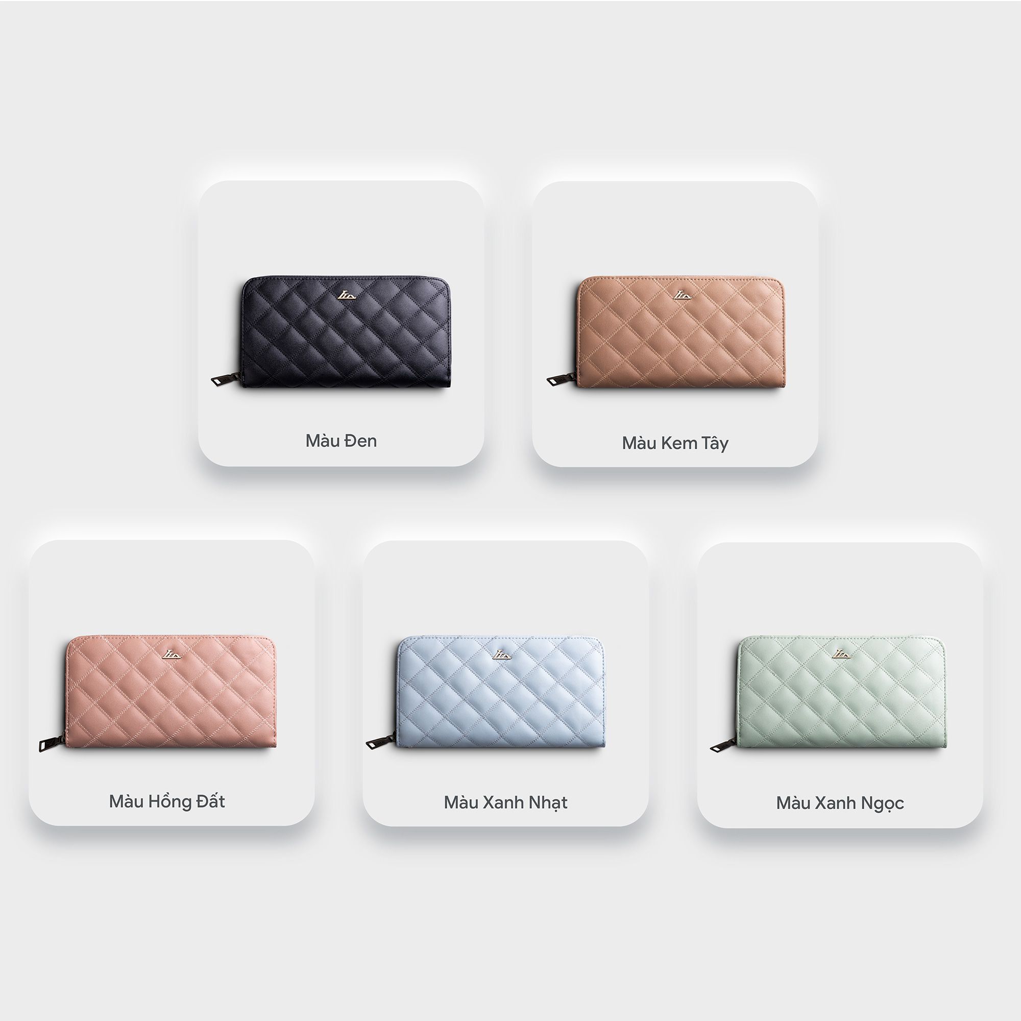 Ví Lata (Thời trang nữ dáng cầm tay dáng dài - Ví da VN73)