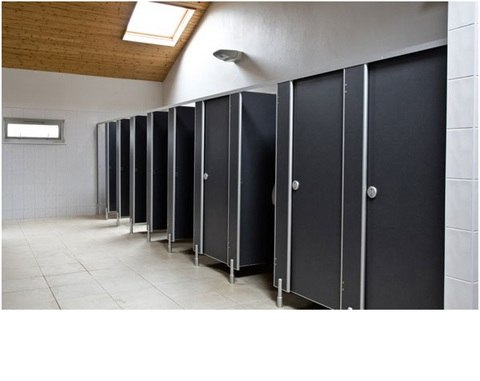 Tại sao thiết kế cửa nhà vệ sinh công cộng luôn có những khoảng hở?