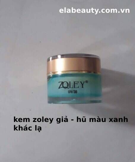 kem zoley giả 