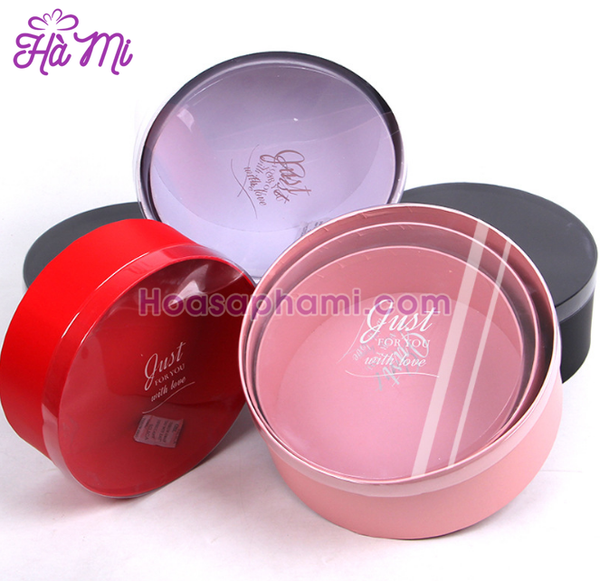 Set 3 Hộp Tròn Mặt Kính Giá Sỉ