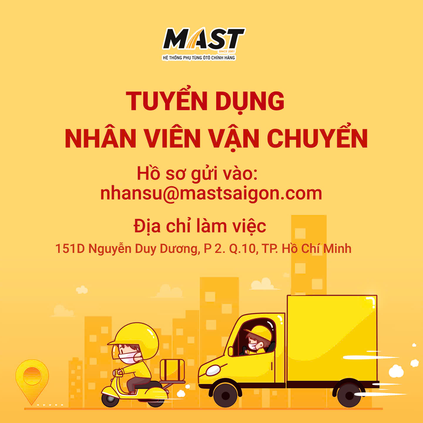 THÔNG BÁO TUYỂN DỤNG