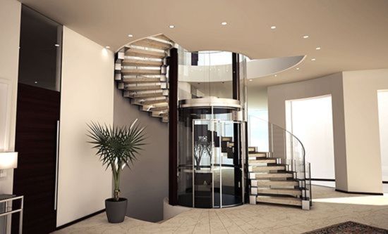 Các mẫu thiết kế cầu thang máy nhà ở đẹp tiện nghi sang trọng giá rẻ