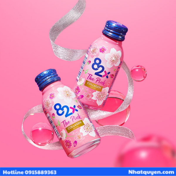 Nước uống đẹp da 82X The Pink Collagen