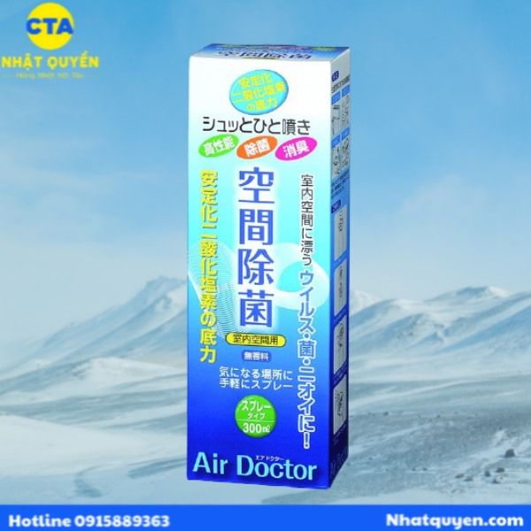 xịt làm sạch không khí air doctor