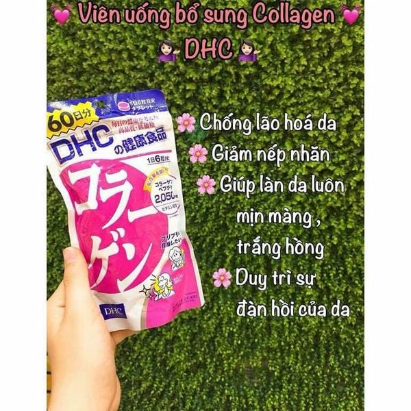 Hiệu quả tuyệt vời khi Kết hợp viên uống DHC vitamin C và Collagen