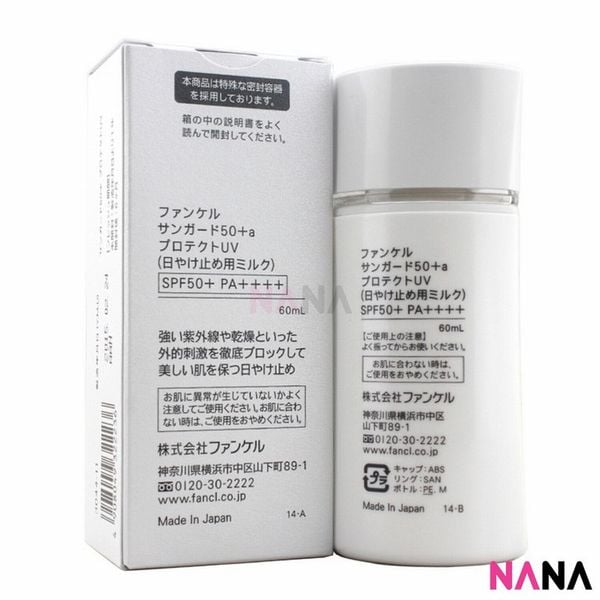 Kem chống nắng Fancl Nhật Bản SPF50 + PA ++++