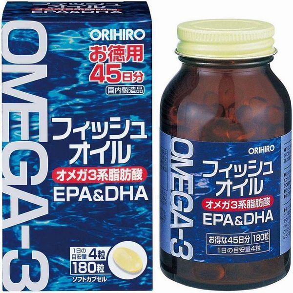 Viên uống dầu cá Omega 3 Orihiro Nhật Bản