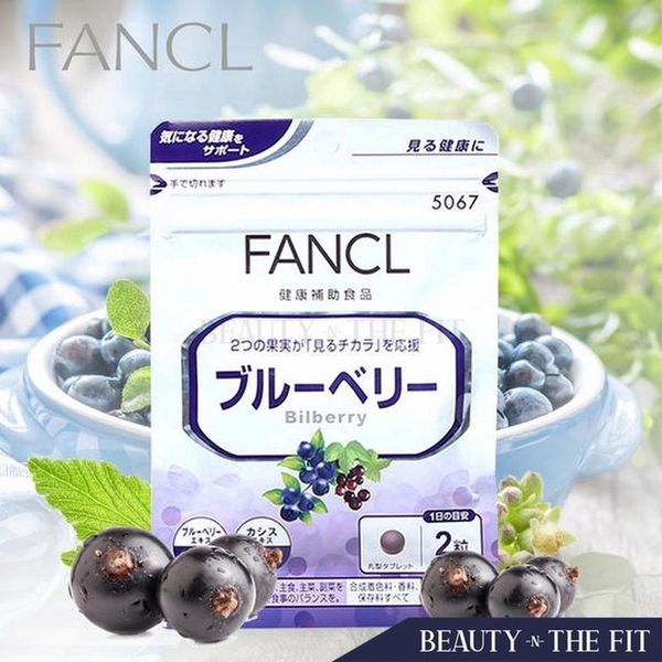 Viên uống bổ mắt Fancl Blueberry Nhật Bản