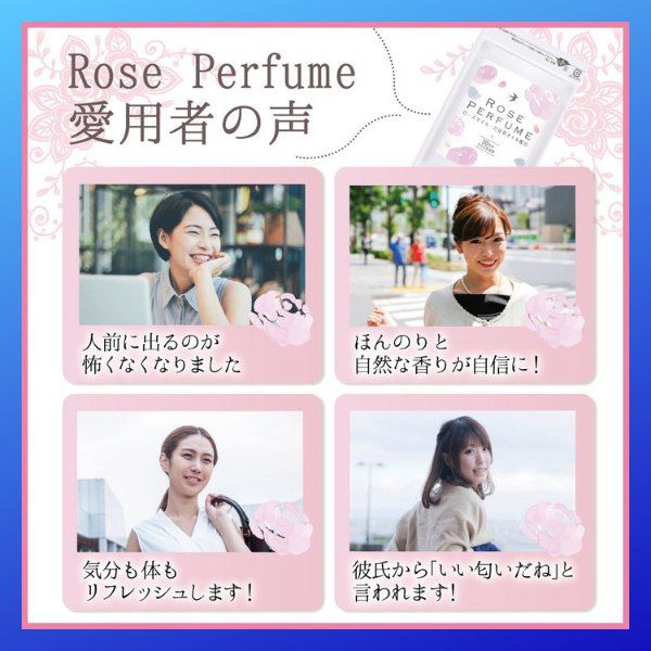 Viên uống thơm cơ thể cao cấp Rose Perfume Nhật Bản