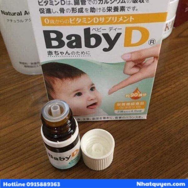 Vitamin D cho trẻ sơ sinh - BABY D Morishita