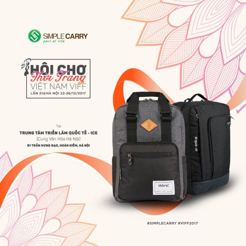 SimpleCarry tham dự Hội Chợ Thời Trang Việt Nam VIFF 2017 lần thứ 21