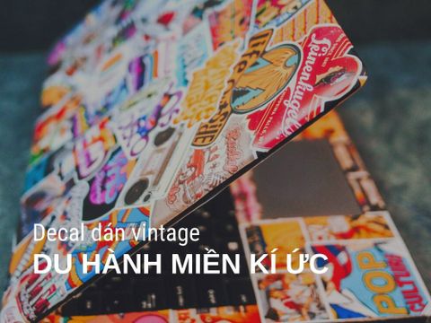 STICKER HÌNH DÁN VINTAGE - DU HÌNH MIỀN KÝ ỨC
