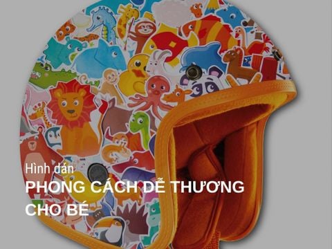 HÌNH DÁN STICKER PHONG CÁCH DỄ THƯƠNG CHO BÉ
