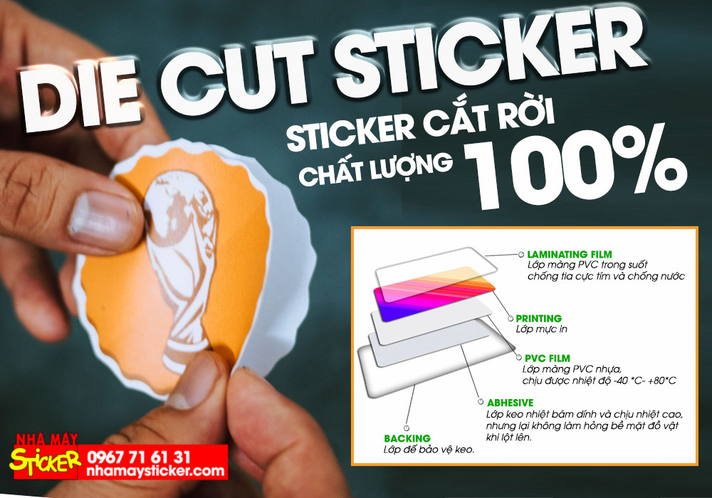 Lựa chọn sticker cắt rời die cut 100% mới là chất lượng – Sticker Factory
