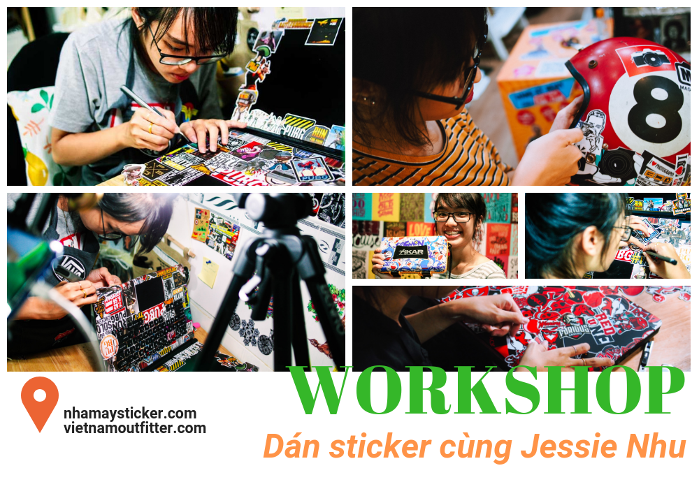 Workshop - Dán sticker cùng Jessie Nhu