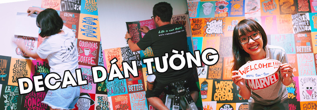 Sticker Decal Dán Tường