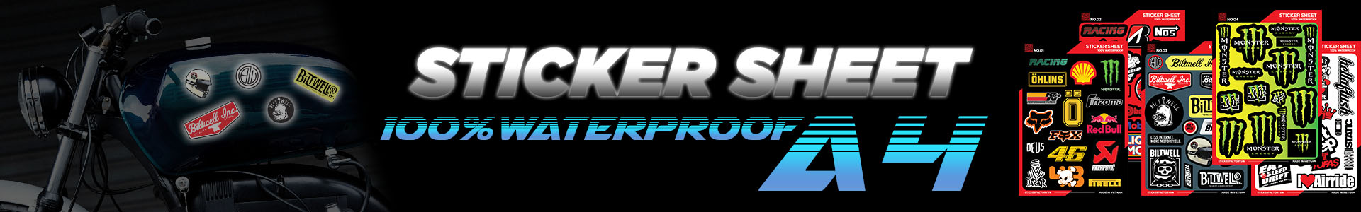 STICKER SHEET A4