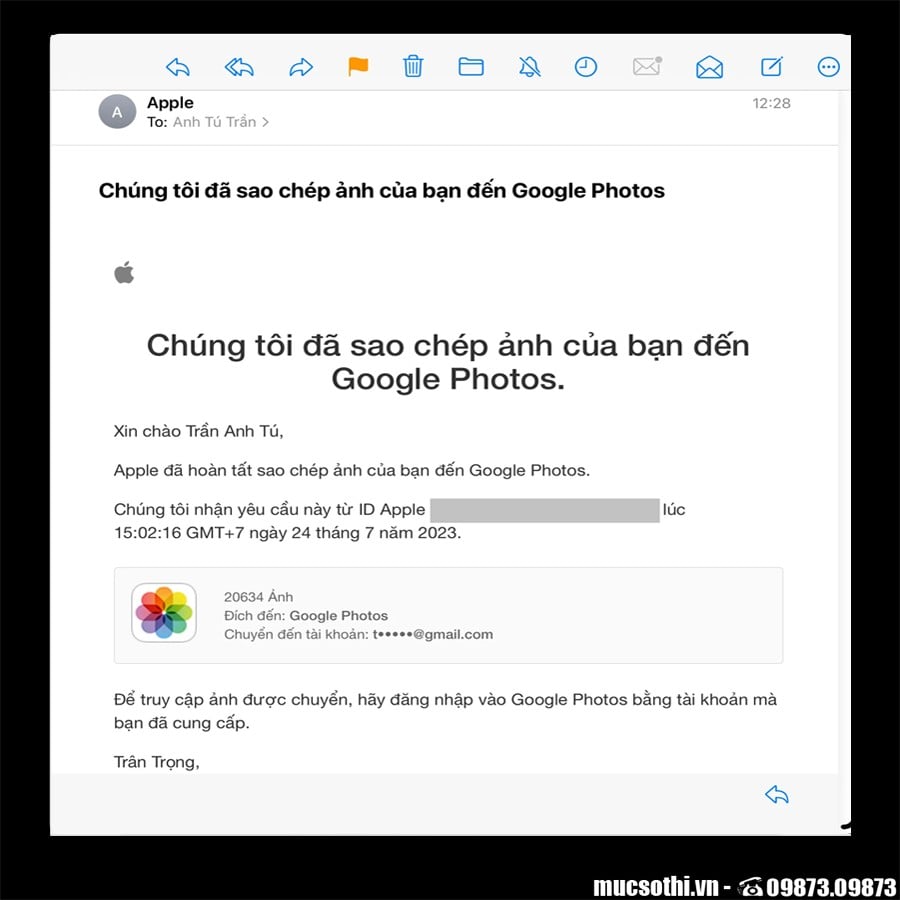 Chuyển ảnh và video trên iCloud sang Google Photos để tối ưu bộ nhớ và dùng đa thiết bị - 09873.09873