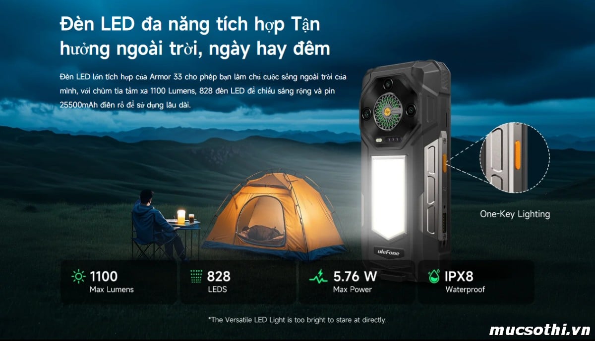 Smartphone Sờ To - Bán lẻ giá sỉ online giá tốt điện thoại Ulefone Armor 33 chính hãng - 09175.09195