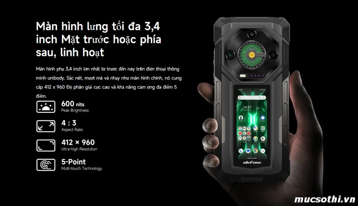 Smartphone Sờ To - Bán lẻ giá sỉ online giá tốt điện thoại Ulefone Armor 33Pro 5G chính hãng - 09175.09195
