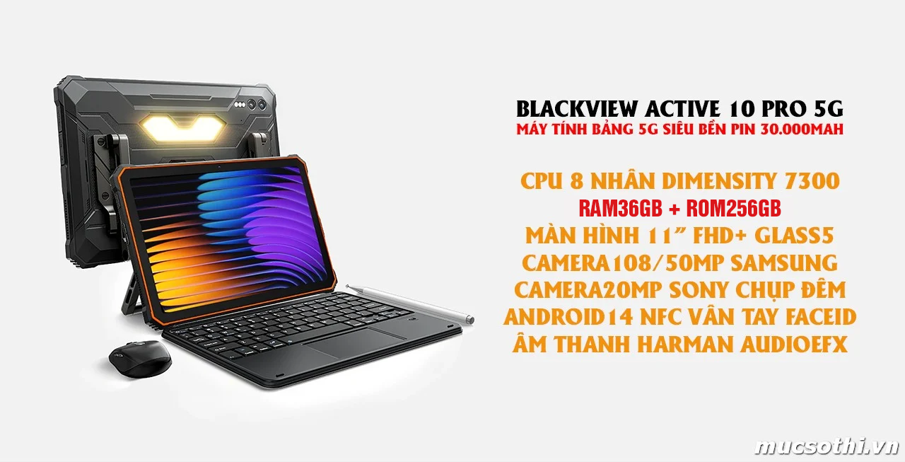 Smartphone Sờ To - Bán lẻ giá sỉ online giá tốt máy tính bảng 5G Blackview Actiive 10 Pro chính hãng - 09175.09195