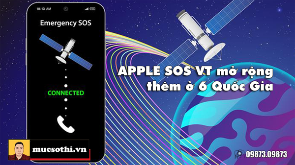 Thêm 6 quốc gia mới sử dụng được dịch vụ SOS vệ tinh của Apple