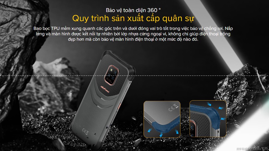 Ulefone Power Armor 14 smartphone siêu bền ‘nồi đồng cối đá’ pin khủng 10.000mAh Camera đỉnh giá khó kềm lòng - 09175.09195