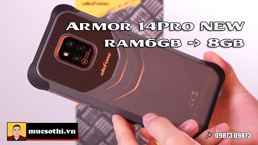Ulefone Armor 14Pro New phiên bản nâng cấp hoàn hảo với Ram8GB - 09175.09195