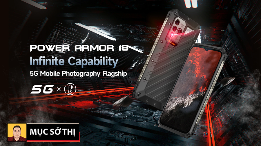 Mục sở thị tất tần tật về Armor 18 kế nhiệm Armor 18T của Ulefone mới trình làng