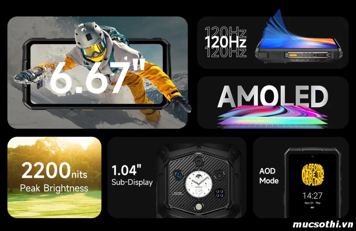 Smartphone Sờ To - Bán lẻ giá sỉ online giá tốt điện thoại Ulefone Armor 29Ultra 5G chính hãng - 09175.09195