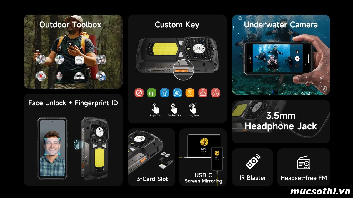 Smartphone Sờ To - Bán lẻ giá sỉ online giá tốt điện thoại Ulefone Armor 29Ultra 5G chính hãng - 09175.09195