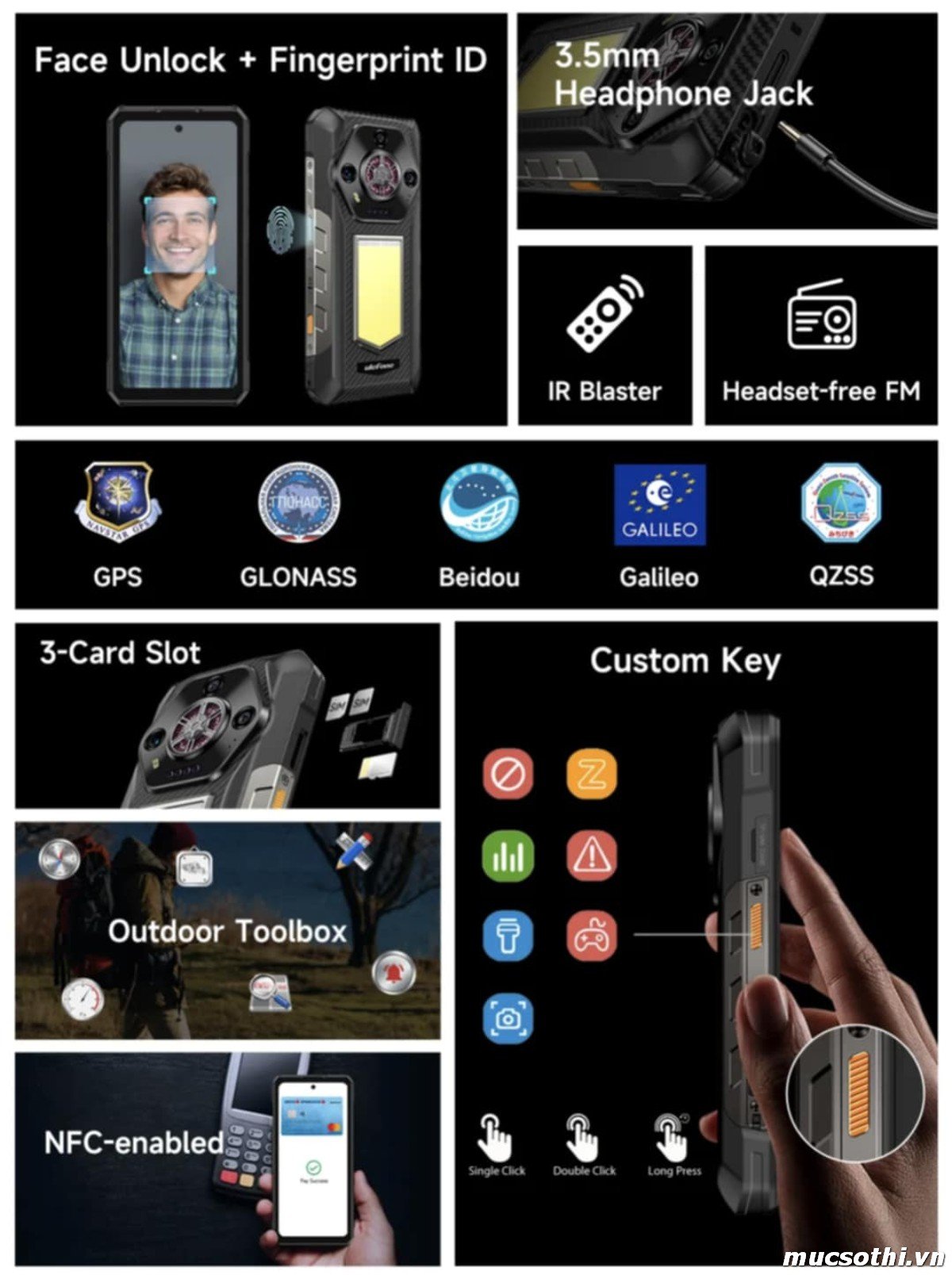 Smartphone Sờ To - Bán lẻ giá sỉ online giá tốt điện thoại Ulefone Armor 30 chính hãng - 09175.09195