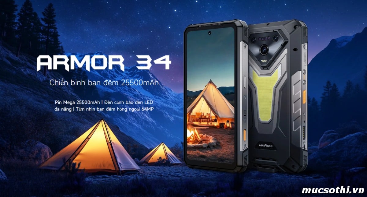 Smartphone Sờ To - Bán lẻ giá sỉ online giá tốt điện thoại Ulefone Armor 34 5G chính hãng - 09175.09195