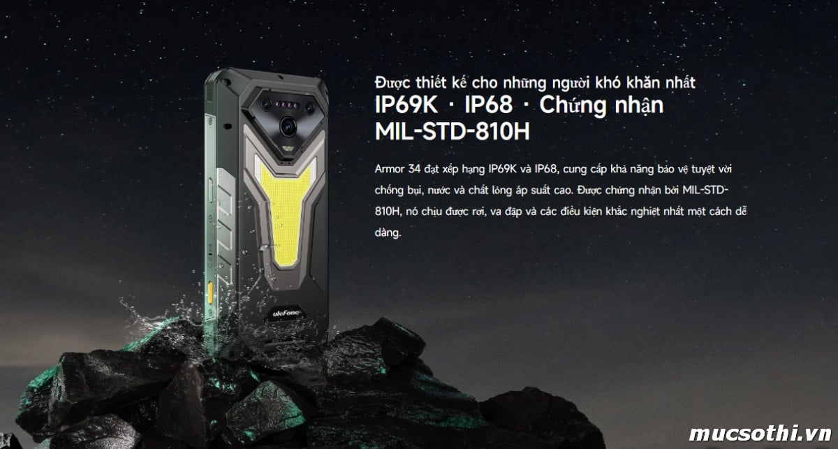 Smartphone Sờ To - Bán lẻ giá sỉ online giá tốt điện thoại Ulefone Armor 34 5G chính hãng - 09175.09195