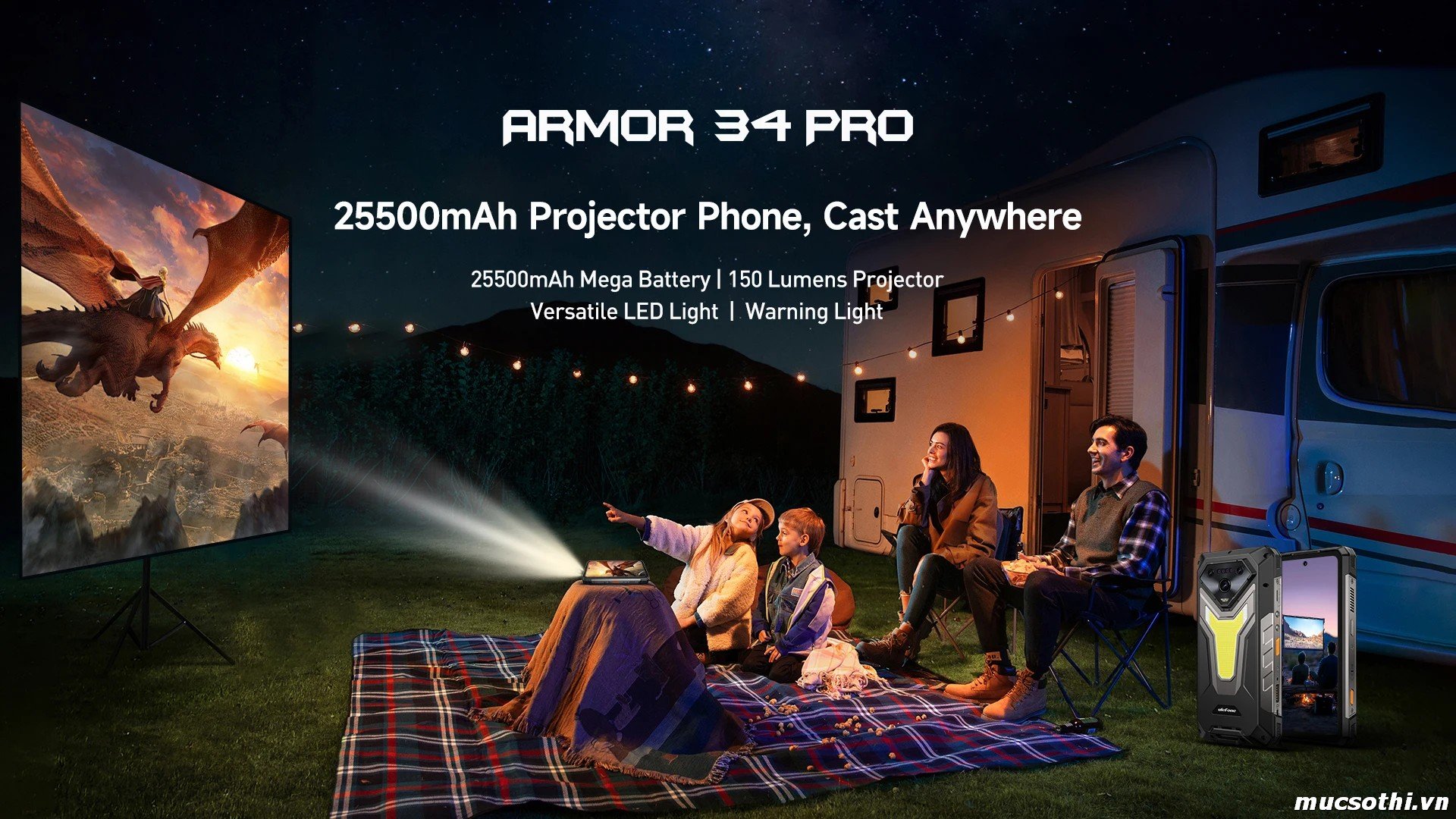 Smartphone Sờ To - Bán lẻ giá sỉ online giá tốt điện thoại Ulefone Armor 34Pro 5G chính hãng - 09175.09195