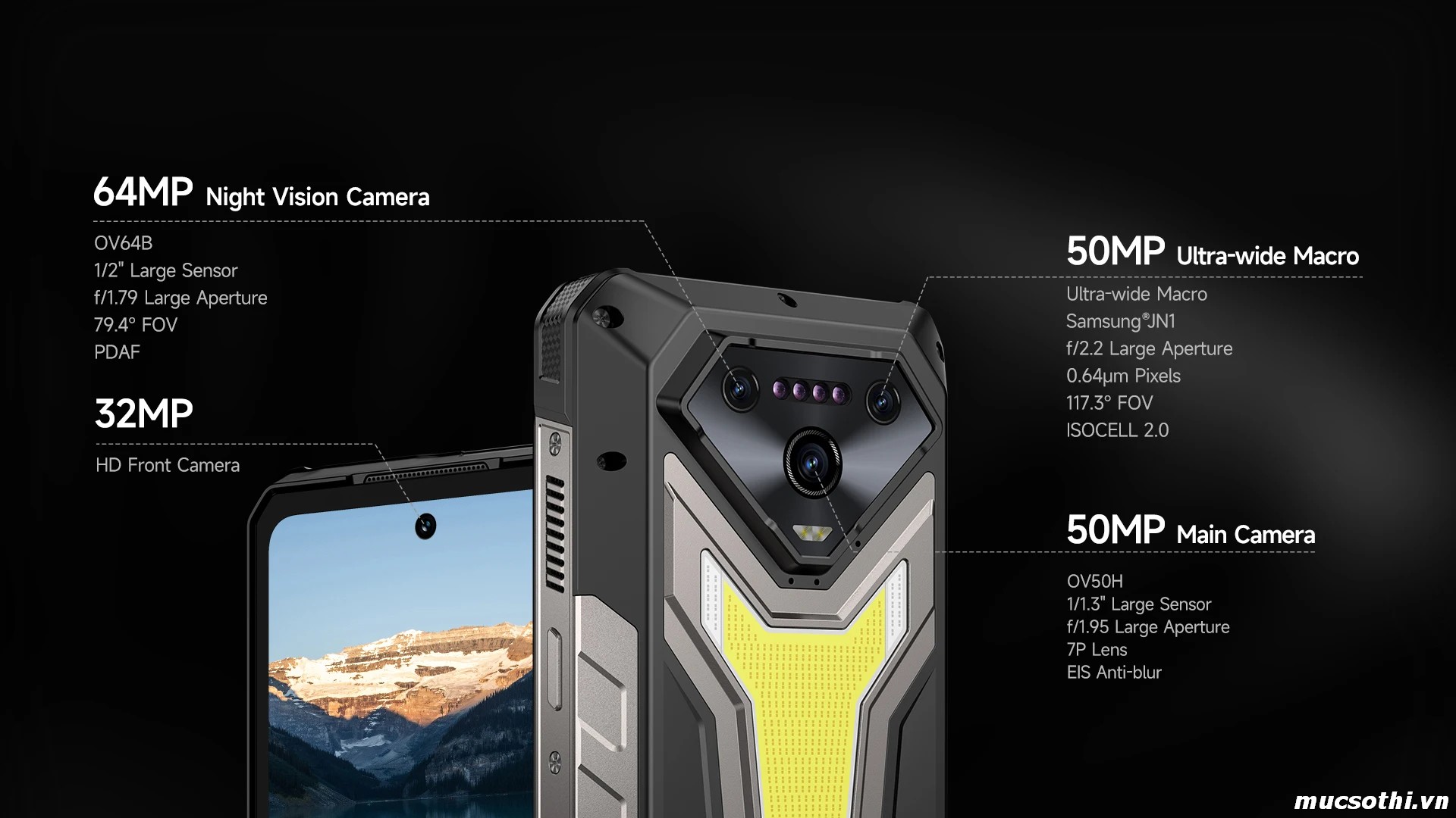 Smartphone Sờ To - Bán lẻ giá sỉ online giá tốt điện thoại Ulefone Armor 34Pro 5G chính hãng - 09175.09195