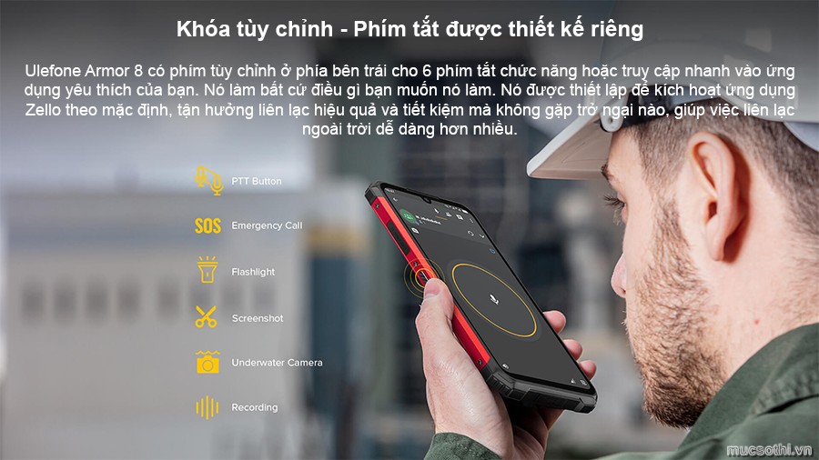 Smartphonestore.vn - Bán lẻ giá sỉ, online giá tốt smartphone siêu bền ulefone armor 8 chính hãng - 09175.09195
