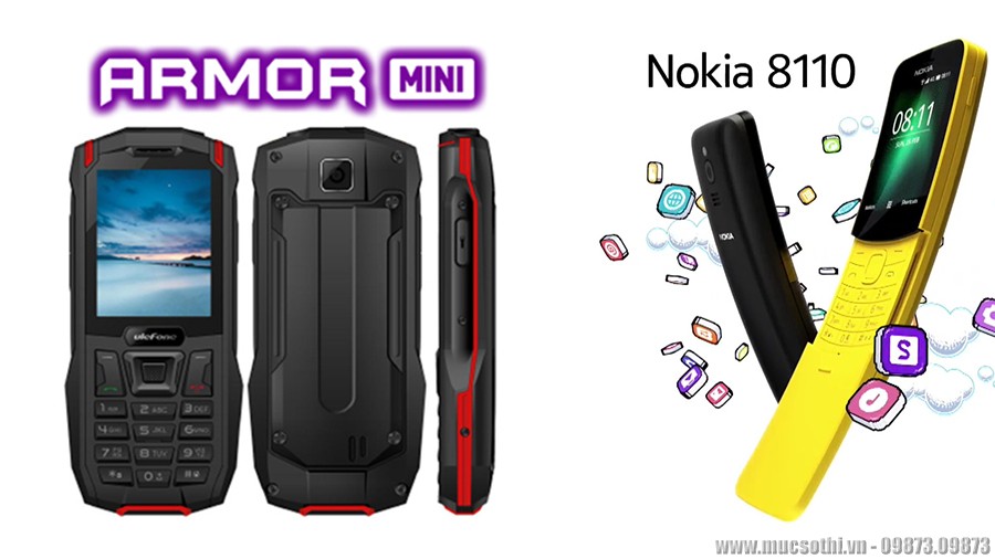 Mục sở thị cảnh tra tấn dã man Nokia 8110 4G và Ulefone Armor Mini - mucsothi.vn