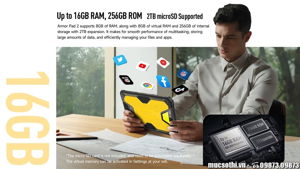 SmartphoneStore.vn - Bán lẻ giá sỉ, online giá tốt máy tính bảng siêu bền Ulefone Armor Pad2 pin khủng chính hãng - 09175.09195