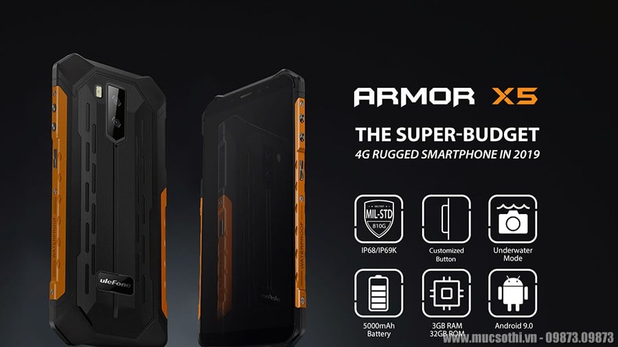 SmartPhoneStore.vn – Bán lẻ giá sỉ, online giá tốt smartphone ulefone armor x5 chính hãng – 09175.09195