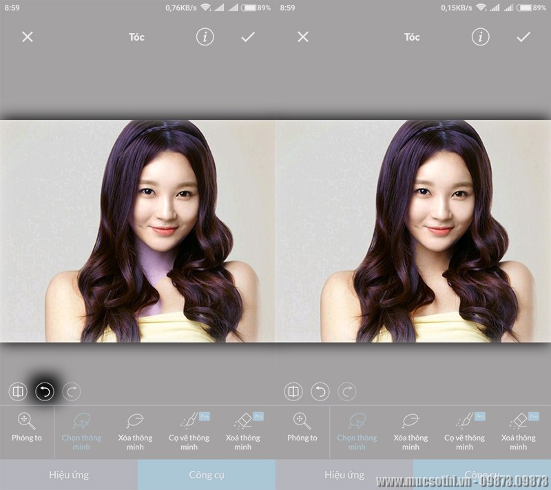 Mục sở thị cách đổi màu các chi tiết ảnh một cách cực nhanh trên smartphone - mucsothi.vn